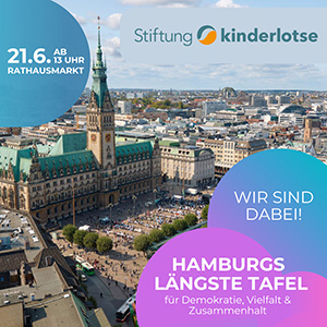 Grafik Stiftung Kinderlotse bei Hamburgs längster Tafel